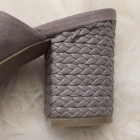 Report weave block heel mule sandals - Picture 4 of 7